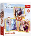 Puzzle 20/34/50 piese - Frozen 2 (Trefl-34847)
