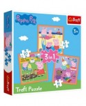 Puzzle 20/36/50 piese - Peppa Pig (Trefl-34852)