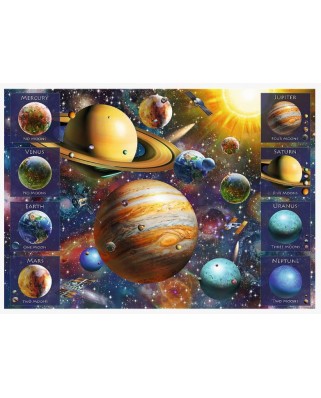 Puzzle 1040 piese - Spiral Puzzle - Solar system (Trefl-40013)