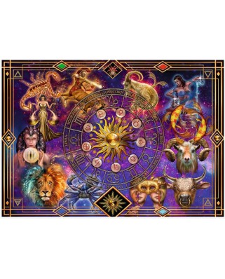 Puzzle 1040 piese - Spiral Puzzle - Zodiac signs (Trefl-40015)