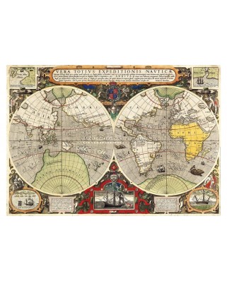Puzzle 6000 piese - Antique Nautical Map (Clementoni-36526)