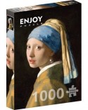 Puzzle 1000 piese Enjoy - Johannes Vermeer: Girl with a Pearl Earring (Enjoy-1164)