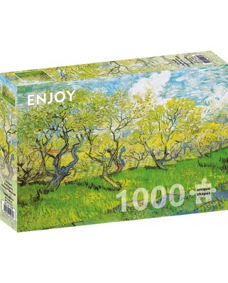 Puzzle 1000 piese - Vincent Van Gogh: Orchard in Blossom (Enjoy-1179)