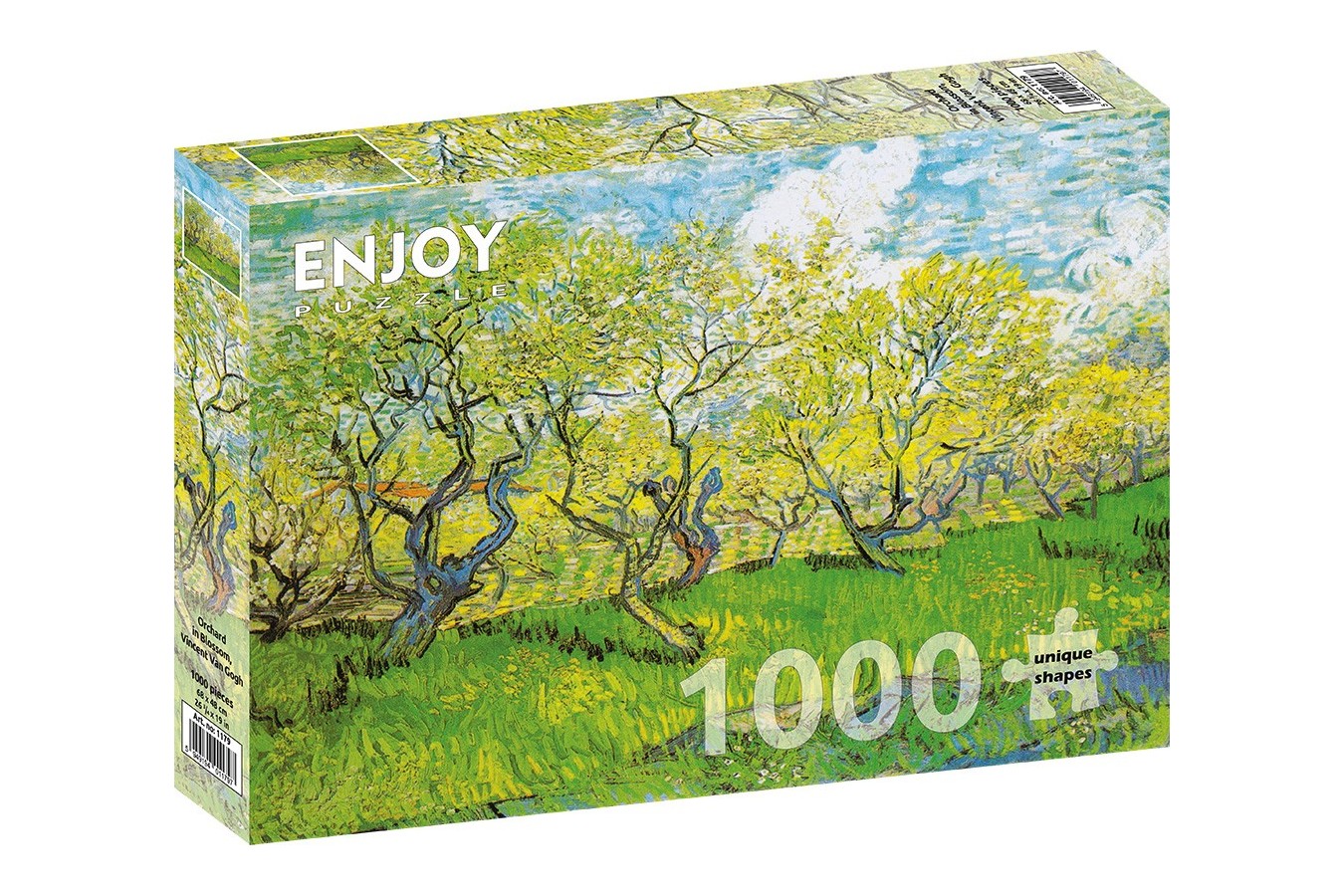 Puzzle 1000 piese Enjoy - Vincent Van Gogh: Orchard in Blossom (Enjoy-1179)