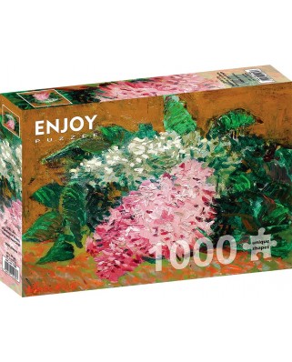 Puzzle 1000 piese - Vincent Van Gogh: Still Life Painting of Lilacs (Enjoy-1182)