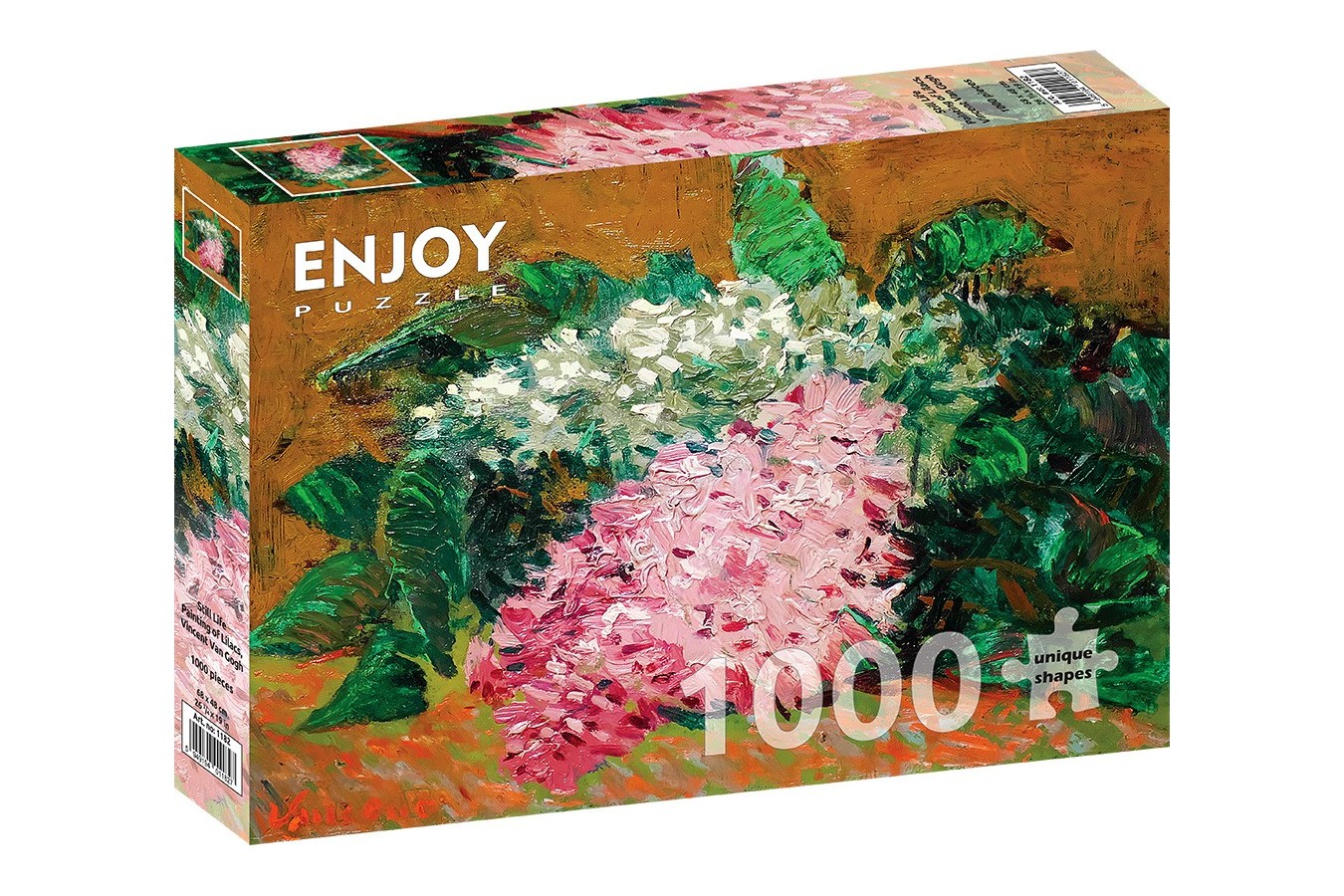 Puzzle 1000 piese Enjoy - Vincent Van Gogh: Still Life Painting of Lilacs (Enjoy-1182)