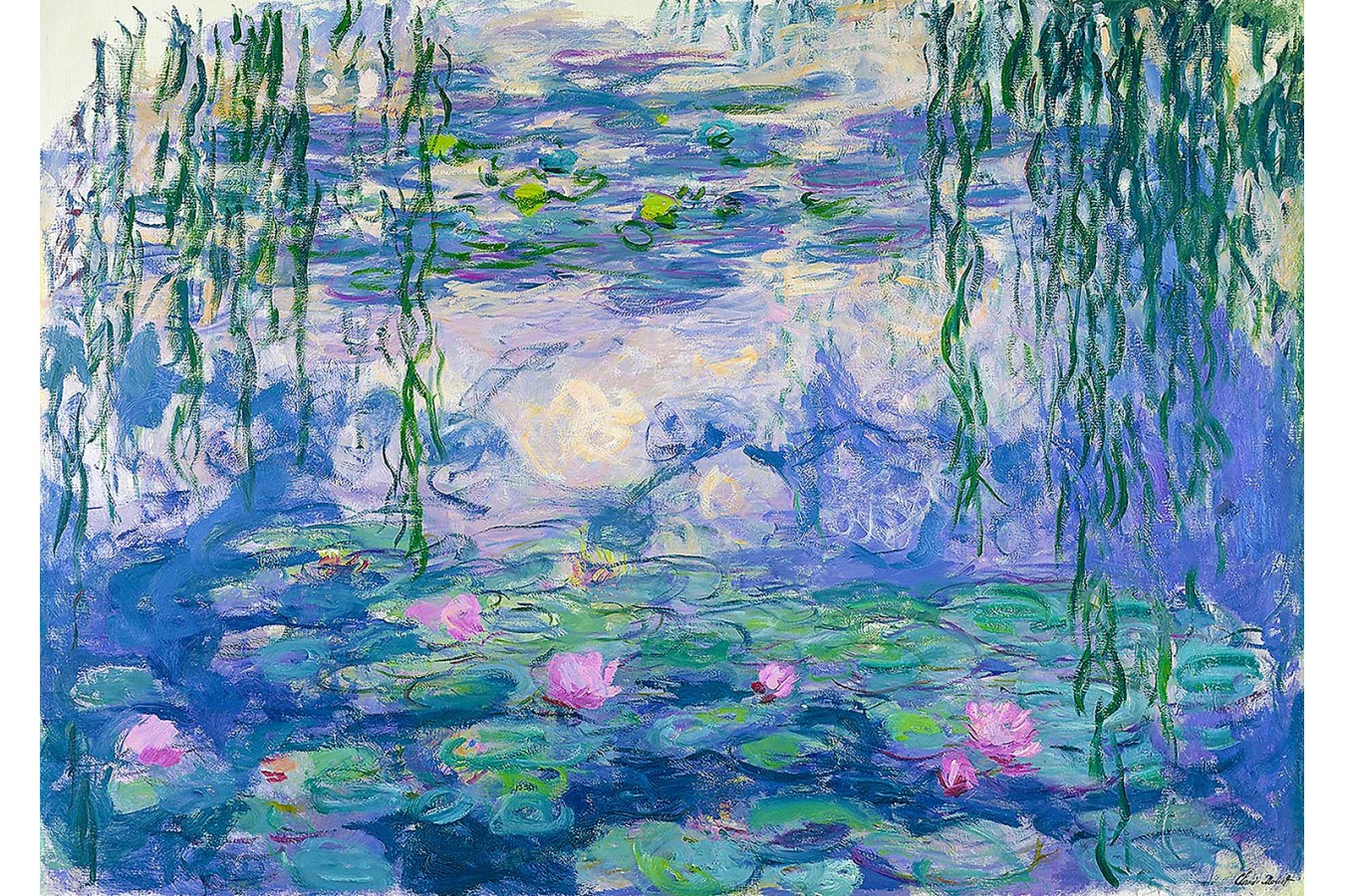 Puzzle 1000 piese - Claude Monet: Nympheas (Water Lilies) (Enjoy-1197)