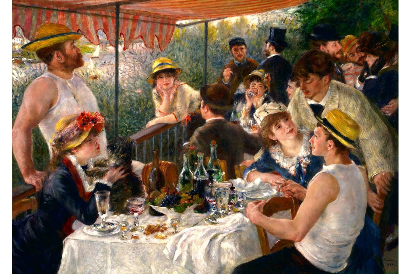 Puzzle 1000 piese Enjoy - Auguste Renoir: Luncheon of the Boating Party (Enjoy-1203)