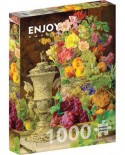 Puzzle 1000 piese Enjoy - Ferdinand Georg Waldmuller: Still Life with Fruits (Enjoy-1218)