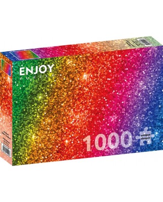 Puzzle 1000 piese Enjoy - Rainbow Glitter Gradient (Enjoy-1242)