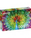 Puzzle 1000 piese - Colorful Peacock (Enjoy-1251)