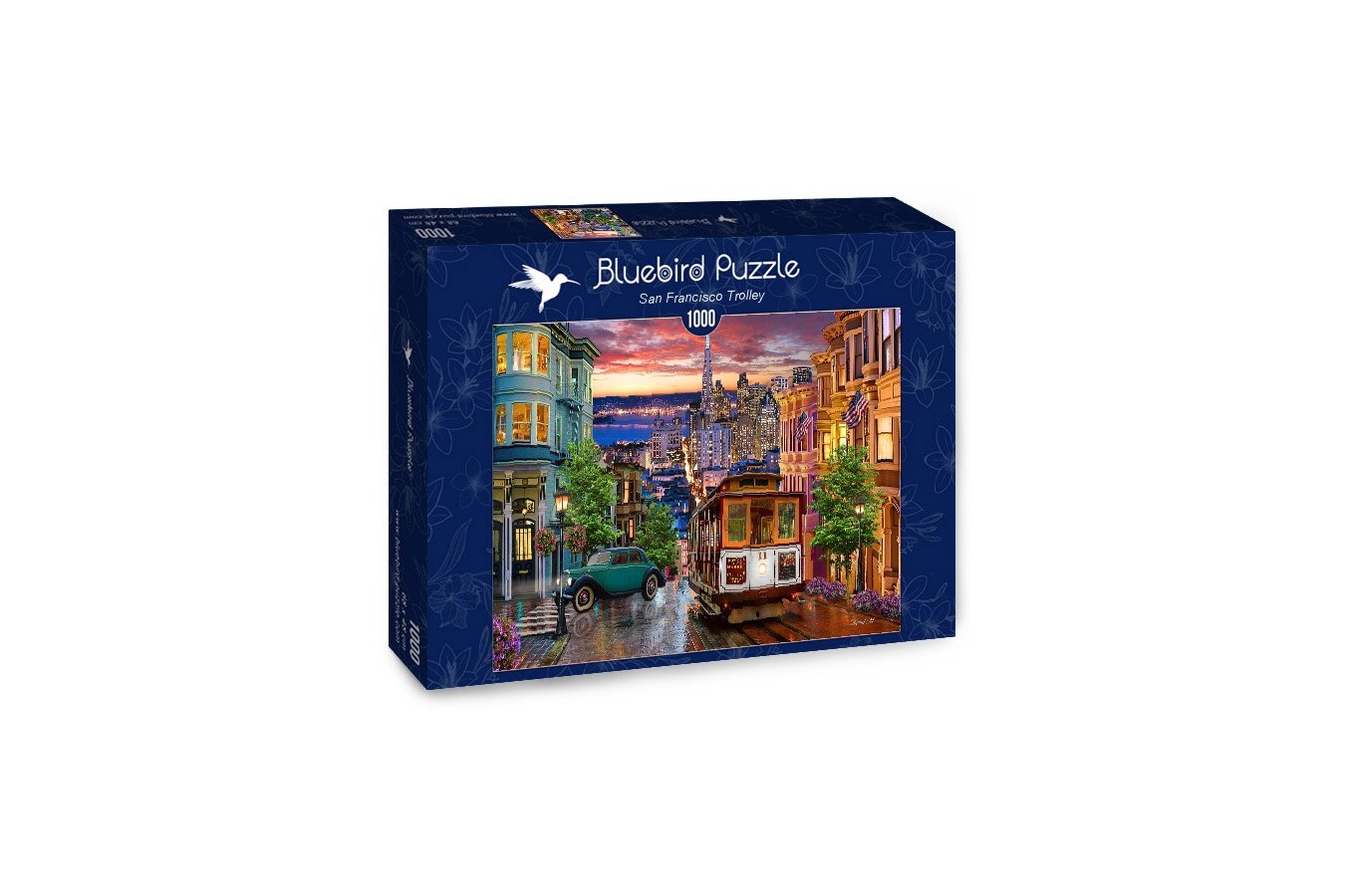 Puzzle 1000 piese - San Francisco Trolley (Bluebird-Puzzle-70512-P)