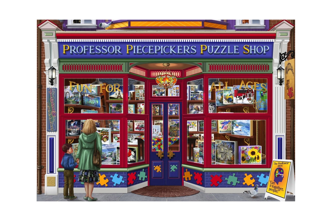 Puzzle 1000 piese - Professor Puzzles (Bluebird-Puzzle-70509-P)