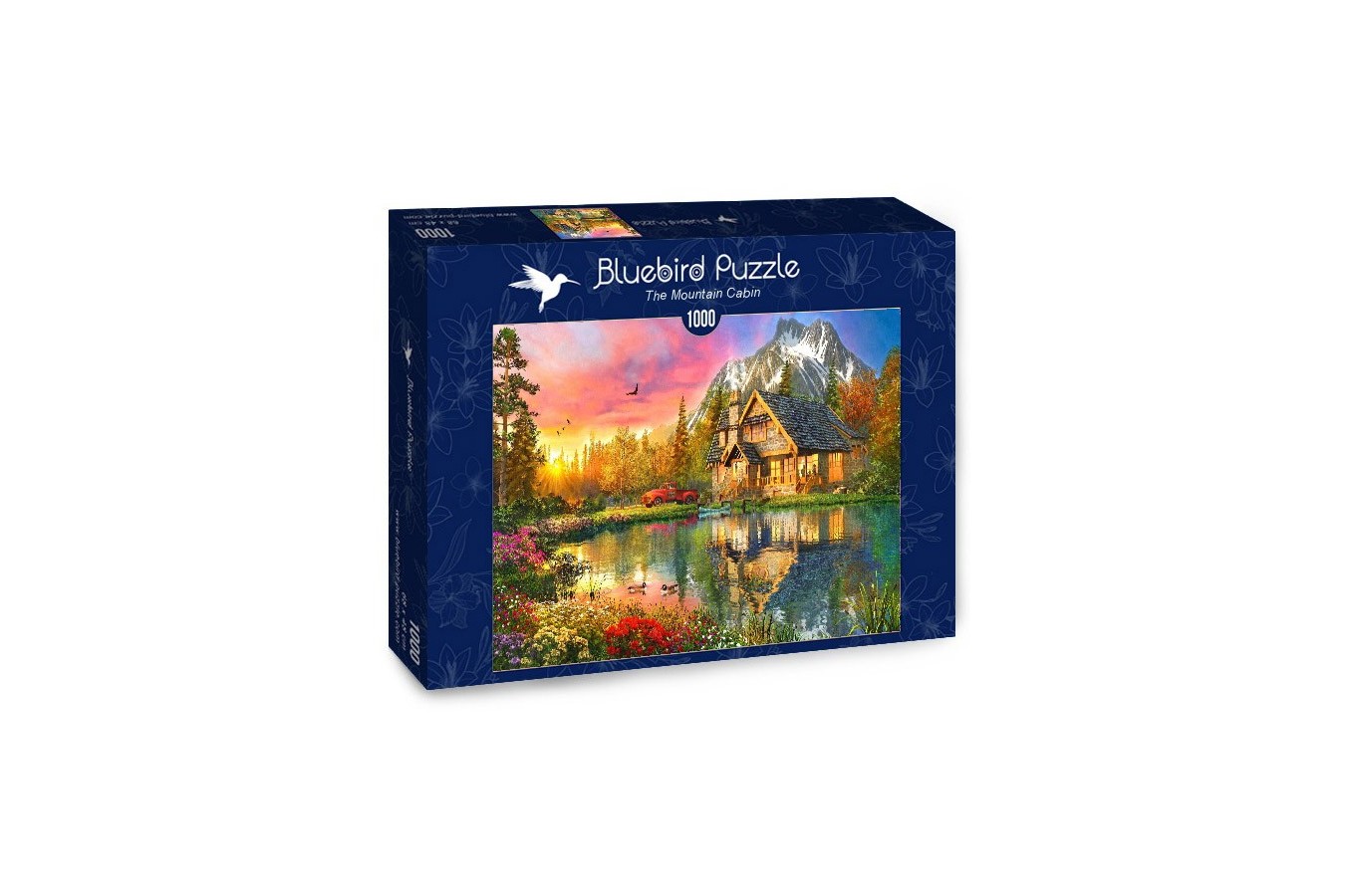 Puzzle 1000 piese - The Mountain Cabin (Bluebird-Puzzle-70505-P)