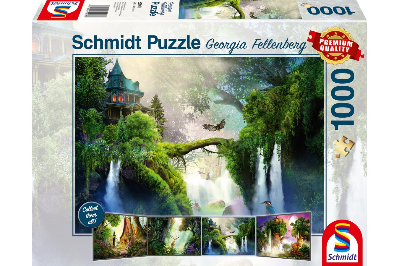Puzzle 1000 piese - Georgina Fellenberg: Enchanted Spring (Schmidt-59911)