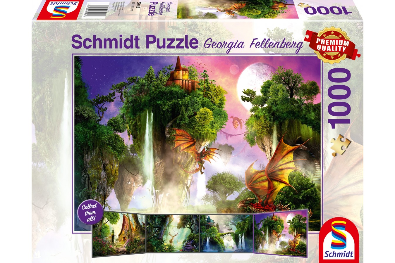 Puzzle 1000 piese - Georgina Fellenberg: Custodians Of The Forest (Schmidt-59912)