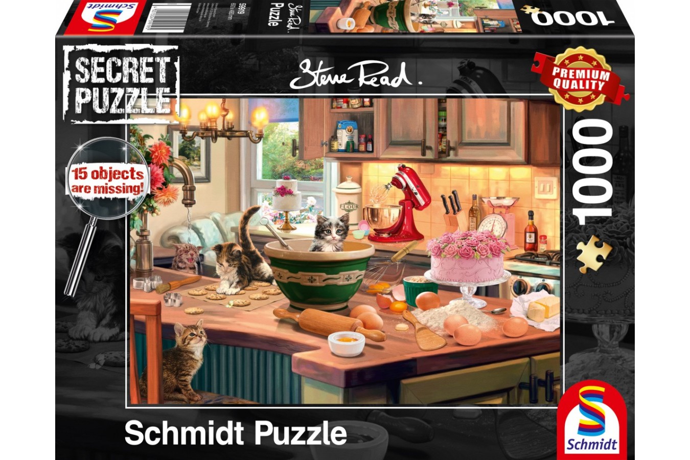 Puzzle 1000 piese - At The Kitchen Table (Schmidt-59919)