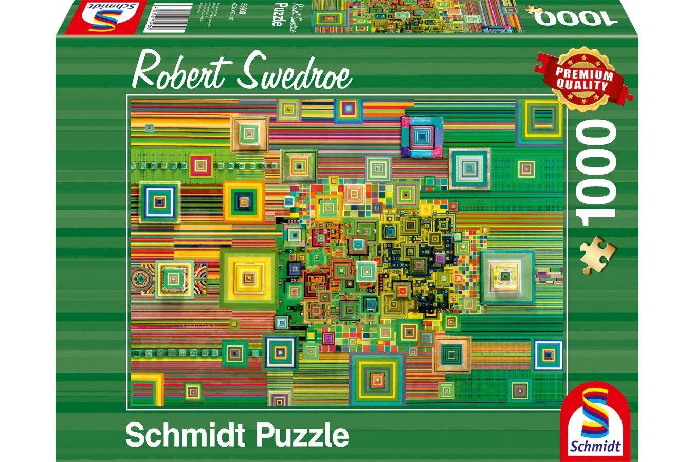 Puzzle 1000 piese - Robert Swedroe: Green Flashdrive (Schmidt-59930)