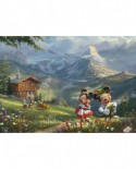 Puzzle 1000 piese - Thomas Kinkade: Mickey & Minnie In (Schmidt-59938)
