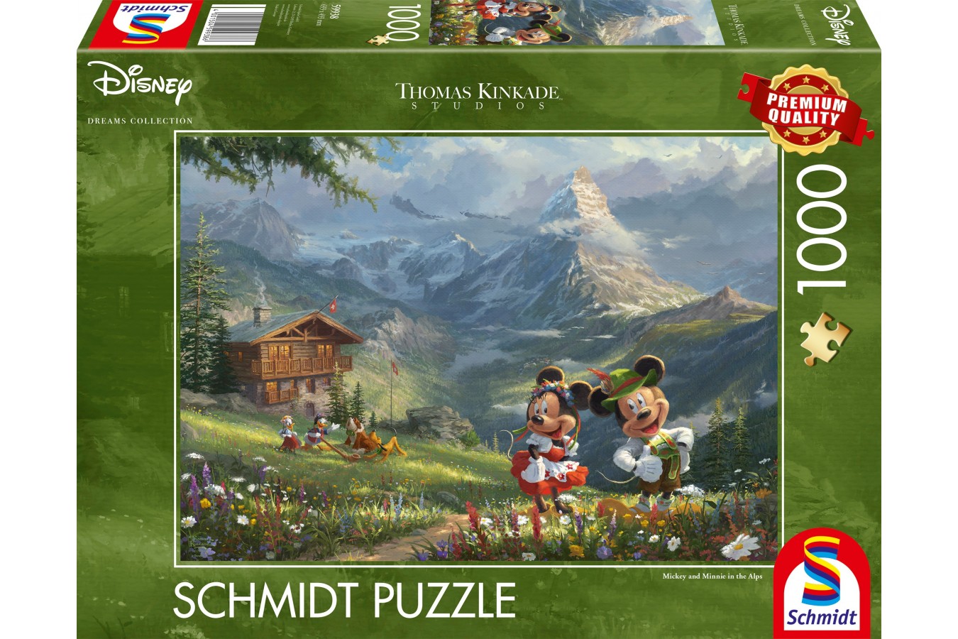Puzzle 1000 piese - Thomas Kinkade: Mickey & Minnie In (Schmidt-59938)