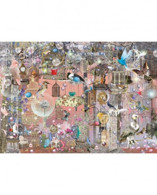 Puzzle 1000 piese - Ilona Reny: Pink Beauty (Schmidt-59946)
