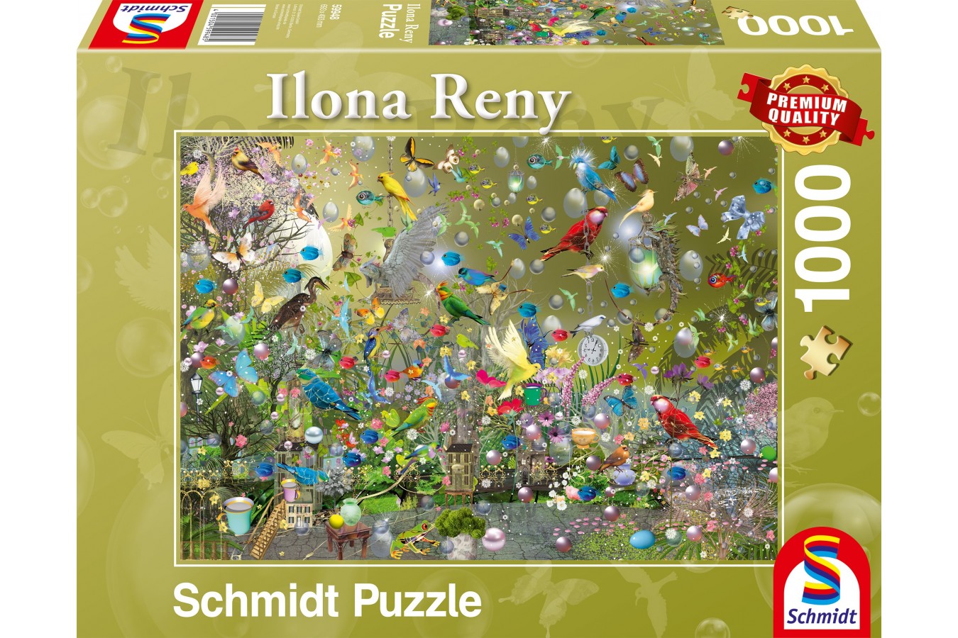 Puzzle 1000 piese - Ilona Reny: Parrot Jungle (Schmidt-59948)
