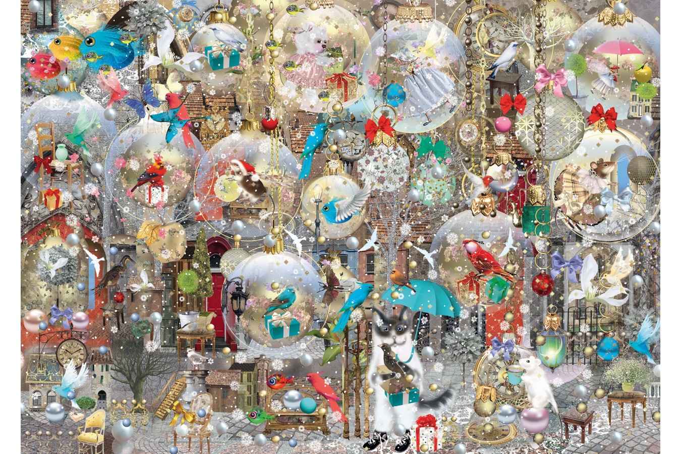 Puzzle 1000 piese - Ilona Reny: Decorating With Dreams (Schmidt-59949)