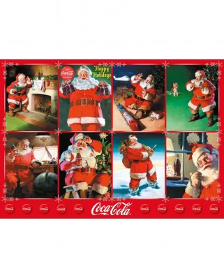 Puzzle 1000 piese - Coca Cola: Santa Claus (Schmidt-59956)