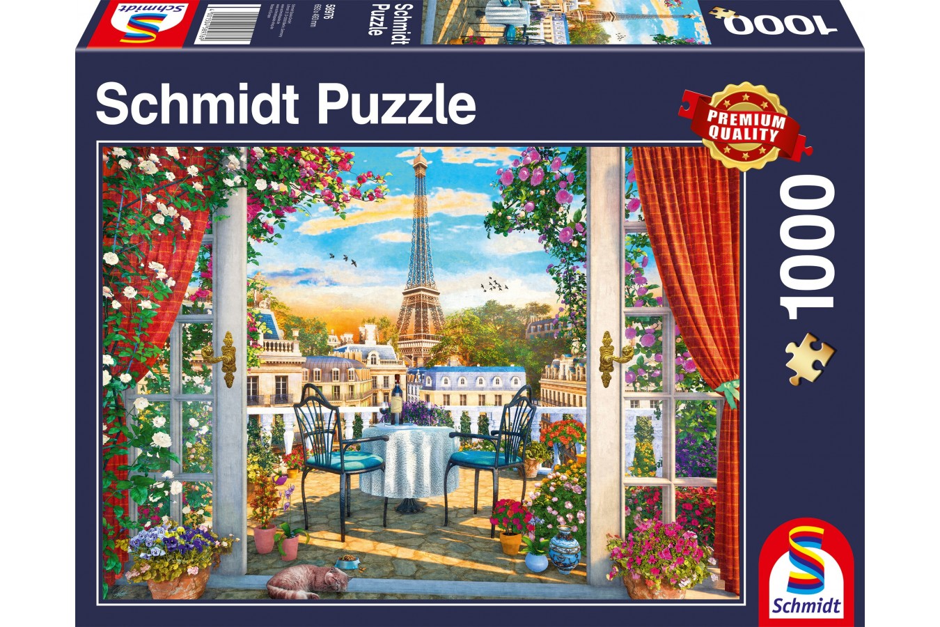 Puzzle 1000 piese - A Terrace In Paris (Schmidt-58976)