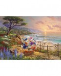 Puzzle 1000 piese - Thomas Kinkade: Donald and Daisy - A Duck Day Afternoon (Schmidt-59951)