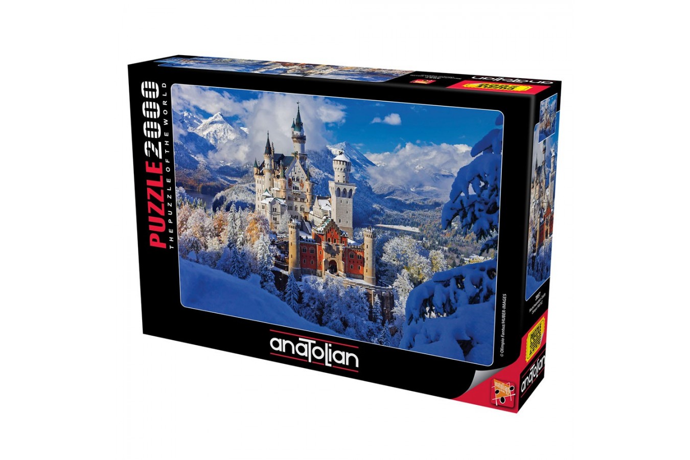 Puzzle 2000 piese - Neuschwanstein Castle (Anatolian-3957)