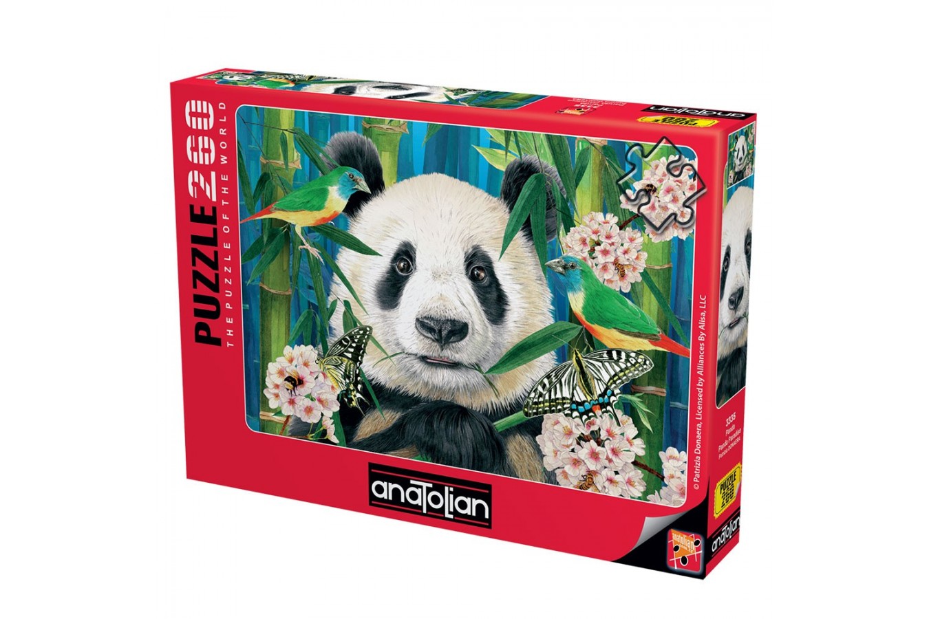 Puzzle 260 piese - Panda Paradise (Anatolian-3335)