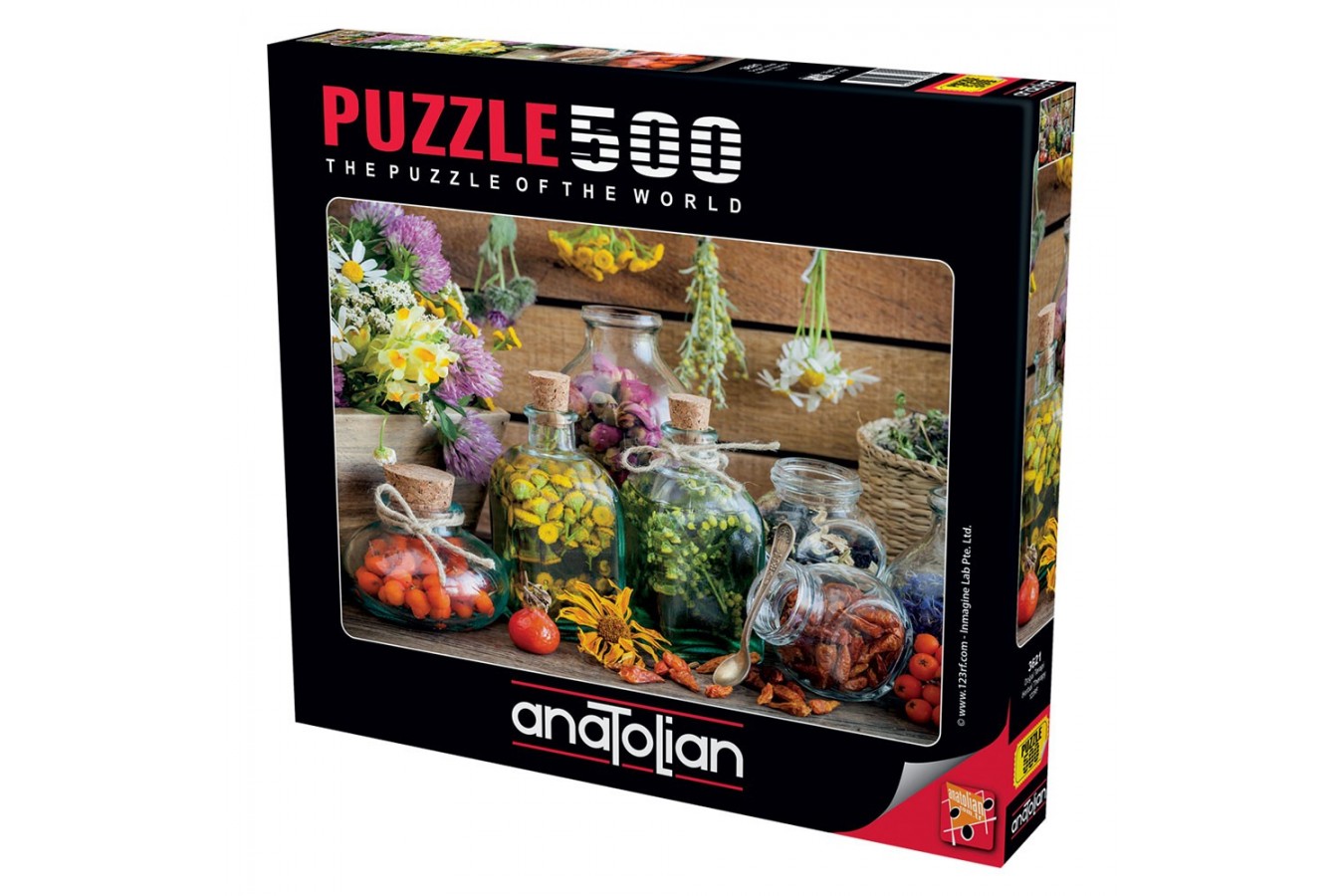 Puzzle 500 piese - Herbal Therapy (Anatolian-3621)