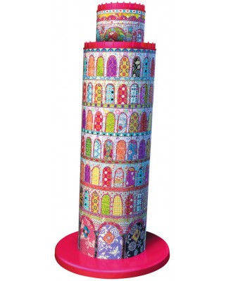 Puzzle 3D Ravensburger - Turnul Din Pisa Colorat, 216 piese (12568)