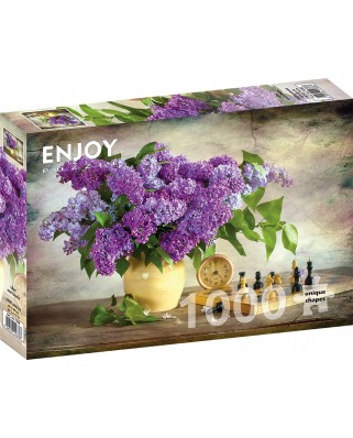 Puzzle 1000 piese Enjoy - Lilac and Chess (Enjoy-1338)