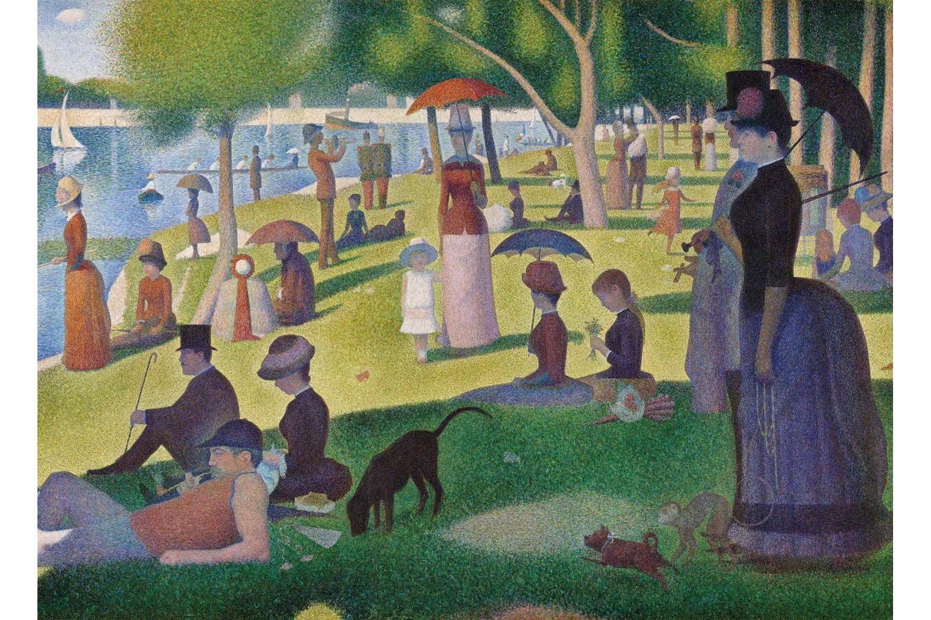 Puzzle 1000 piese Clementoni - Georges Seurat: A Sunday Afternoon on the Island of La Grande Jatte (Clementoni-39613)
