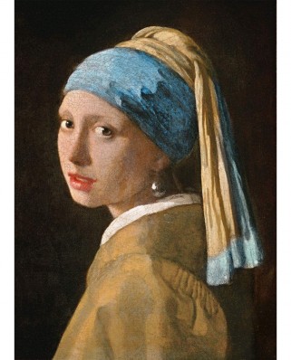 Puzzle 1000 piese Clementoni - Johannes Vermeer: Girl with a Pearl Earring (Clementoni-39614)