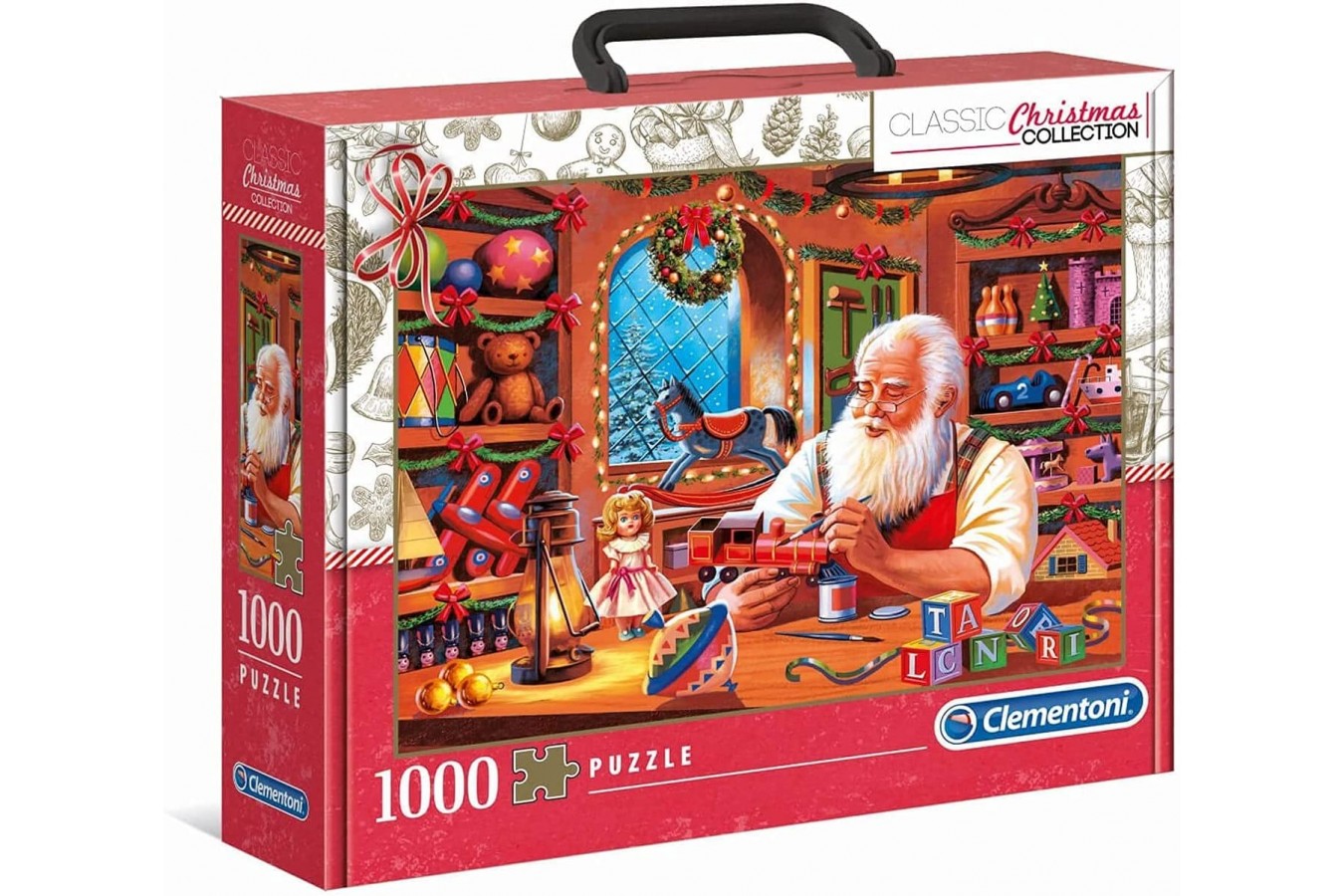 Puzzle 1000 piese Clementoni - Santa's Workshop (Clementoni-39584)