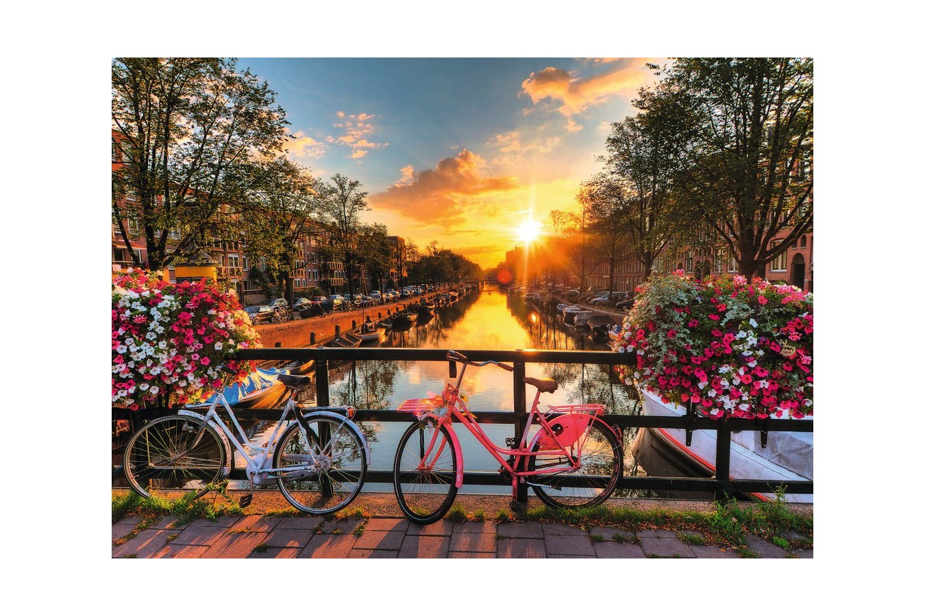Puzzle Ravensburger - Biciclete In Amsterdam, 1000 piese (19606)