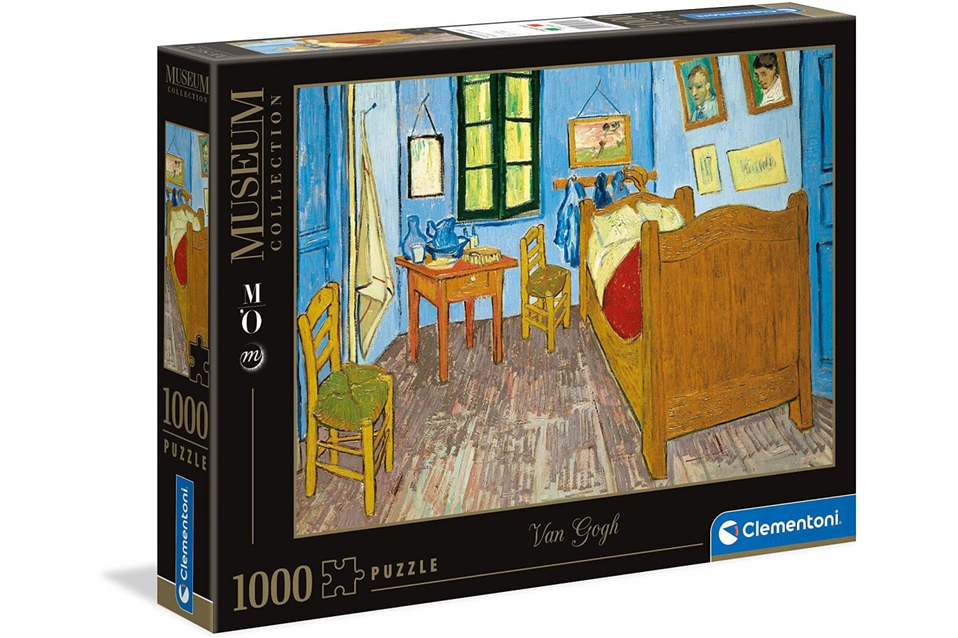 Puzzle 1000 piese Clementoni - Vincent Van Gogh: La Chambre a Arles (Clementoni-39616)