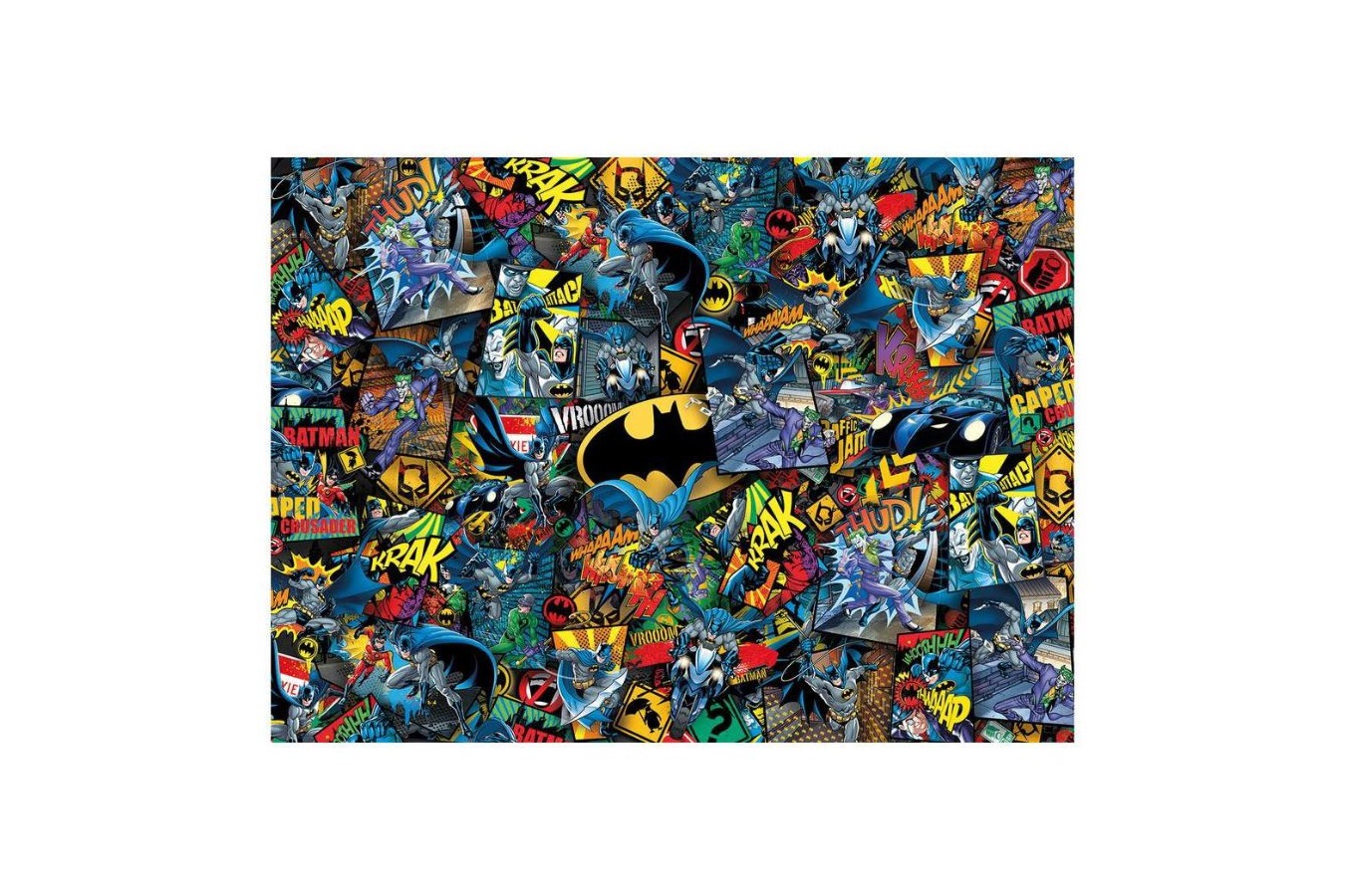 Puzzle 1000 piese dificile Clementoni - Impossible Puzzle - Batman (Clementoni-39575)