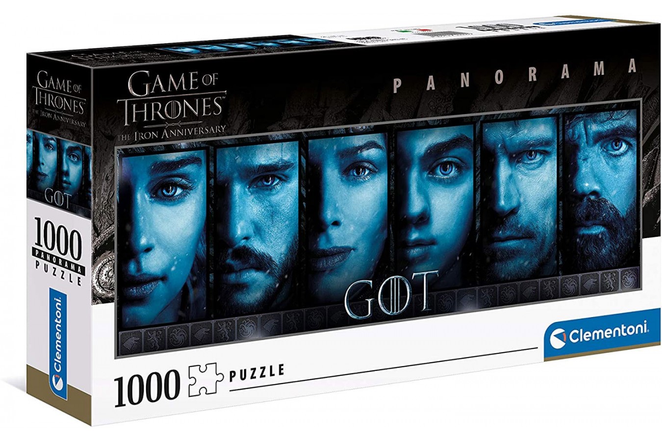 Puzzle 1000 piese panoramic Clementoni - Game of Thrones (Clementoni-39590)