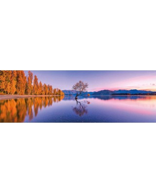 Puzzle 1000 piese panoramic Clementoni - Lake Wanaka Tree (Clementoni-39608)