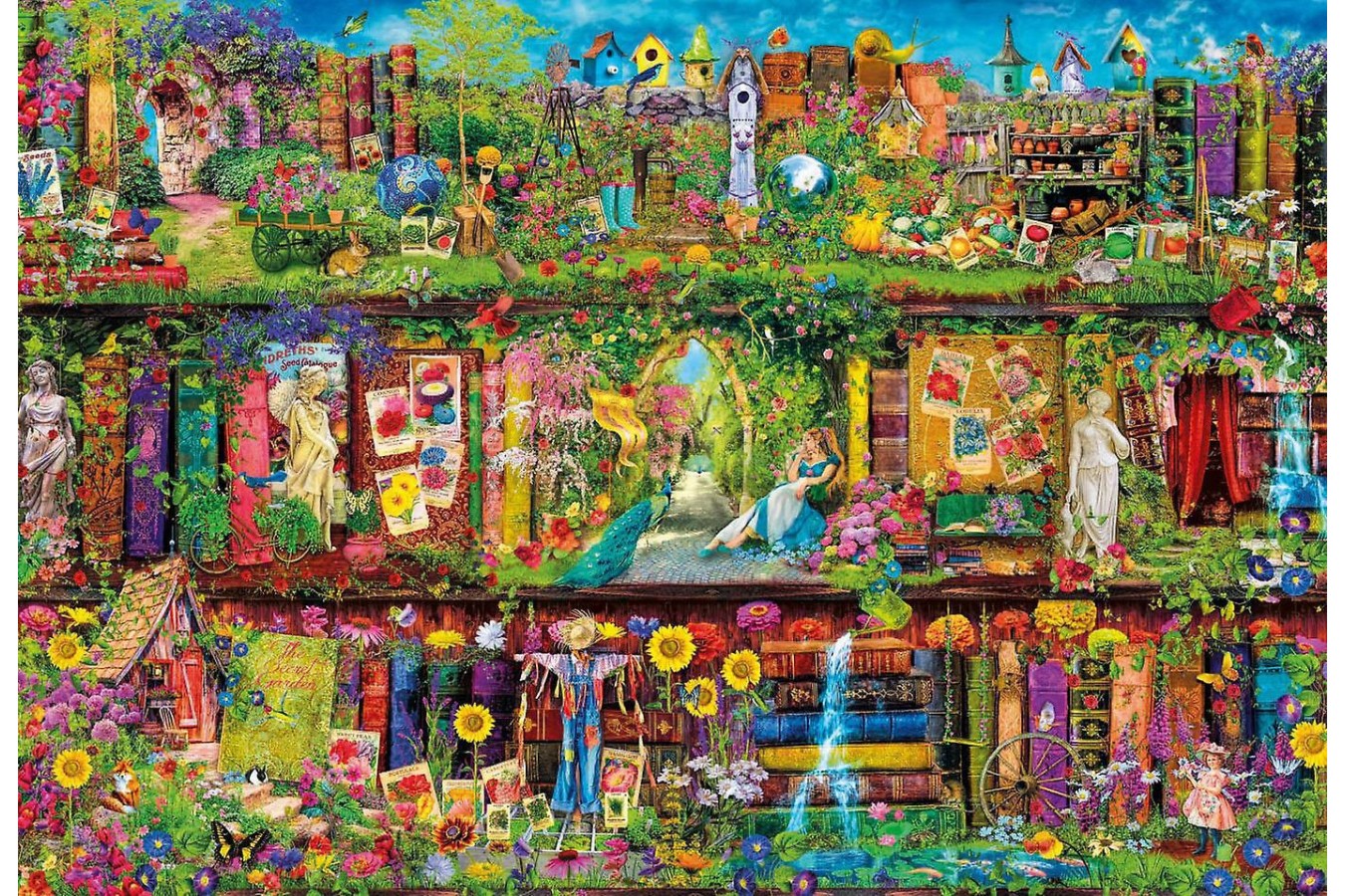 Puzzle 2000 piese Clementoni - The Garden Shelf (Clementoni-32567)