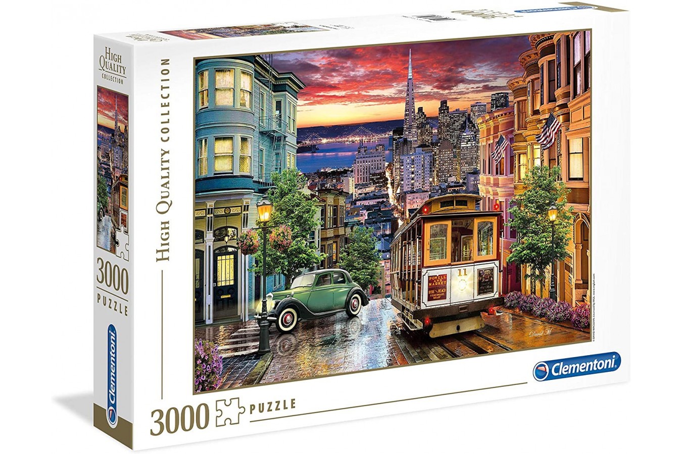 Puzzle 3000 piese Clementoni - San Francisco (Clementoni-33547)