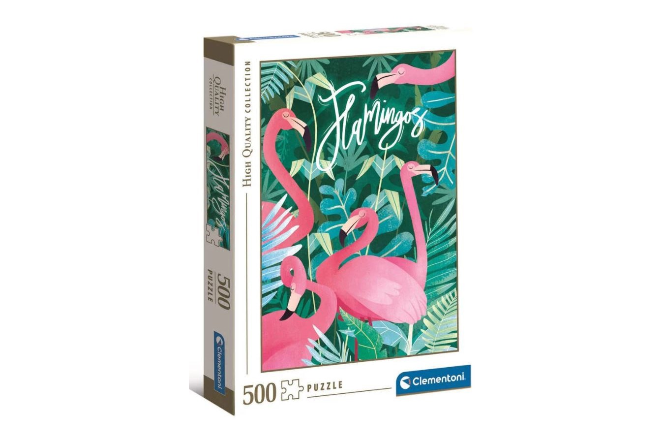 Puzzle 500 piese Clementoni - Flamingoes (Clementoni-35101)
