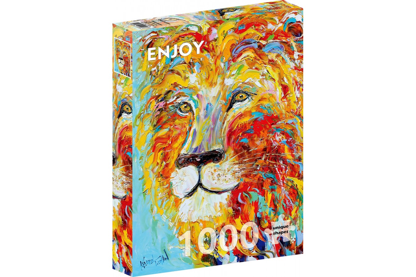 Puzzle 1000 piese Enjoy - Colorful Lion (Enjoy-1416)