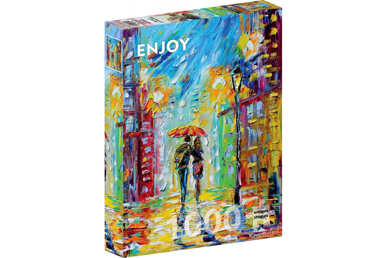 Puzzle 1000 piese Enjoy - Rainy Romance in the City (Enjoy-1431)