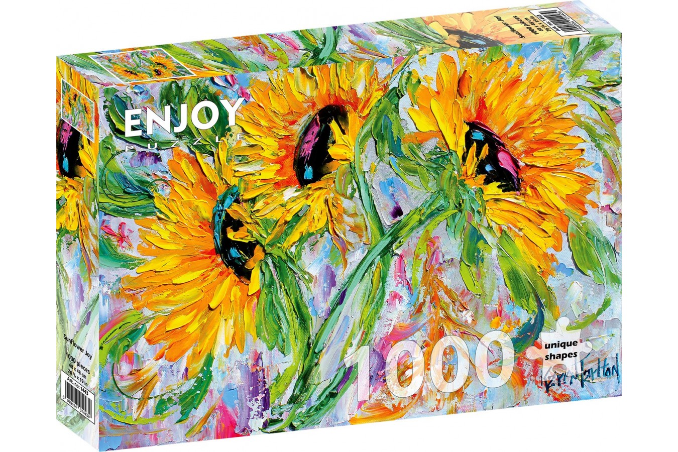 Puzzle 1000 piese Enjoy - Sunflower Joy (Enjoy-1443)