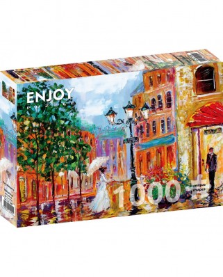 Puzzle 1000 piese Enjoy - Paris Romance (Enjoy-1449)